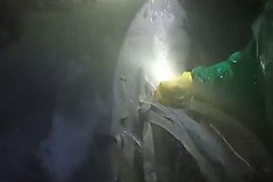 临沂消防水池堵漏现场